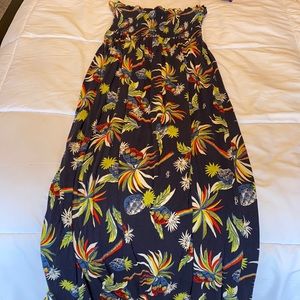 Juicy couture maxi strapless dress